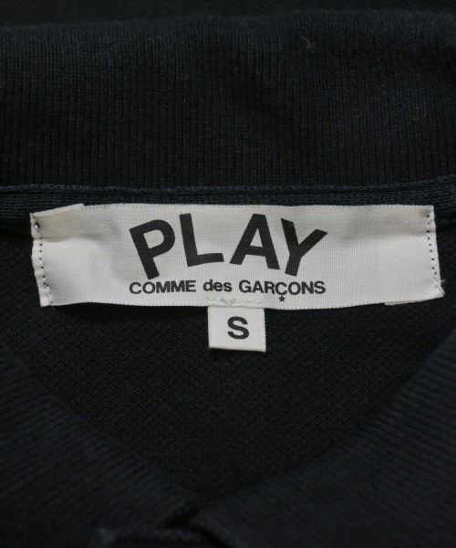 PLAY COMME des GARCONS（プレイコムデギャルソン）ポロシャツ 黒 サイズ:S レディース/2200644087025
