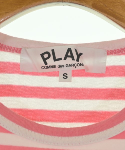 PLAY COMME des GARCONS（プレイコムデギャルソン）Tシャツ・カットソー ピンク サイズ:S レディース/2200644087032