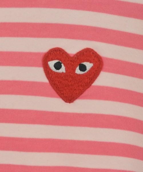 PLAY COMME des GARCONS（プレイコムデギャルソン）Tシャツ・カットソー ピンク サイズ:S レディース/2200644087032