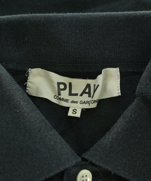 PLAY COMME des GARCONS（プレイコムデギャルソン）ポロシャツ 黒 サイズ:S レディース/2200634060342