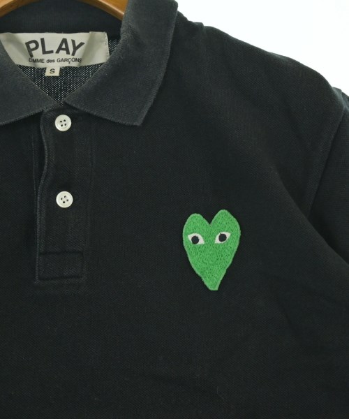 PLAY COMME des GARCONS（プレイコムデギャルソン）ポロシャツ 黒 サイズ:S レディース/2200634060342