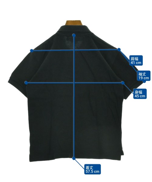 PLAY COMME des GARCONS（プレイコムデギャルソン）ポロシャツ 黒 サイズ:S レディース/2200634060342