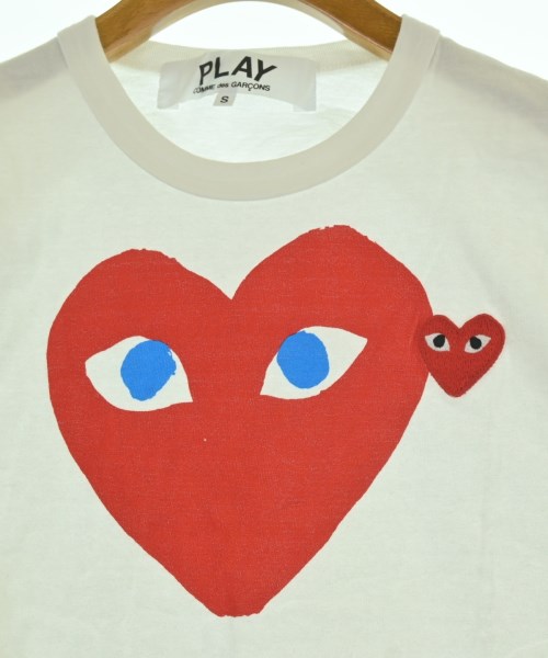 PLAY COMME des GARCONS（プレイコムデギャルソン）Tシャツ・カットソー 白 サイズ:S レディース/2200635401151