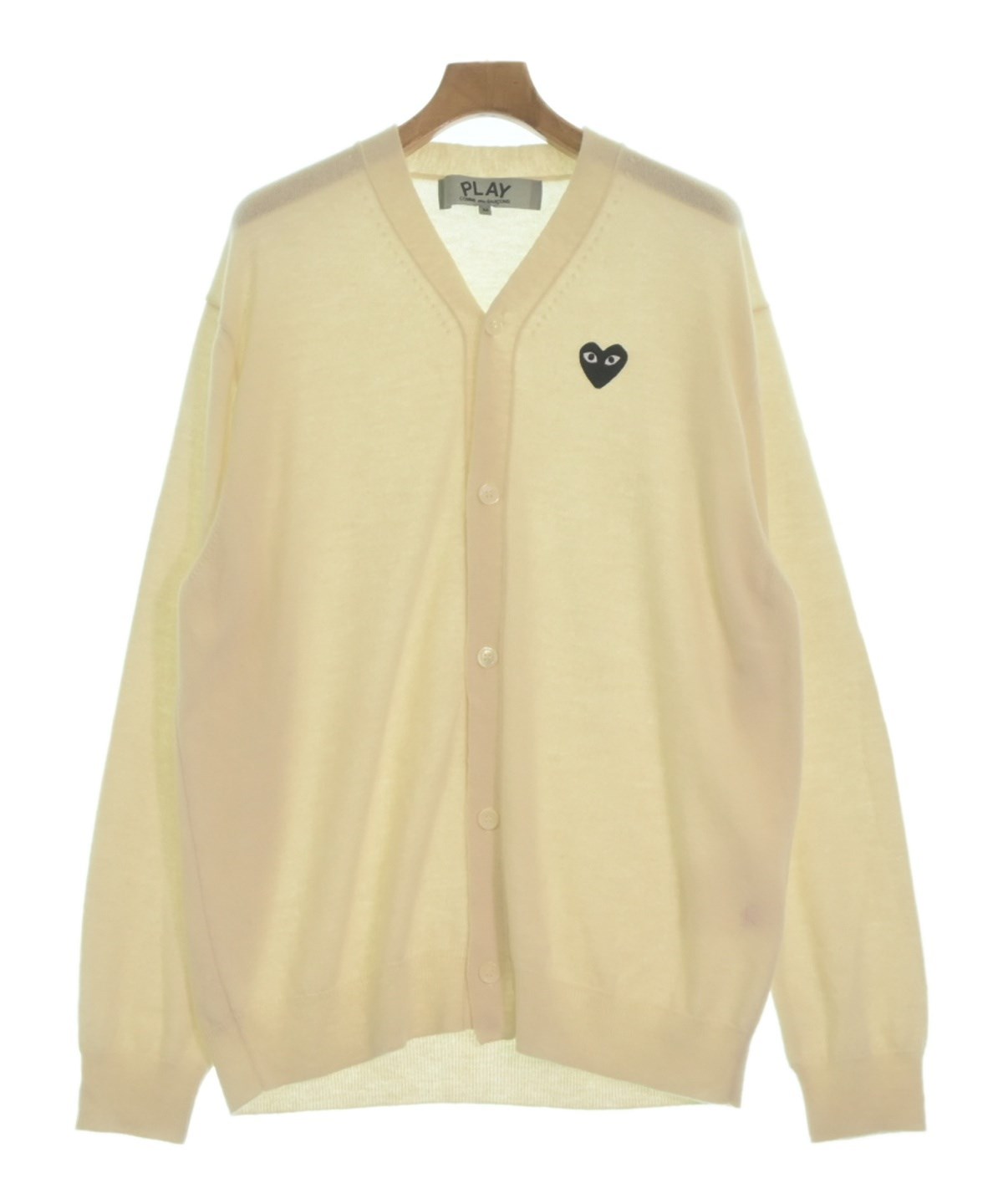 PLAY COMME des GARCONS（プレイコムデギャルソン）カーディガン 白