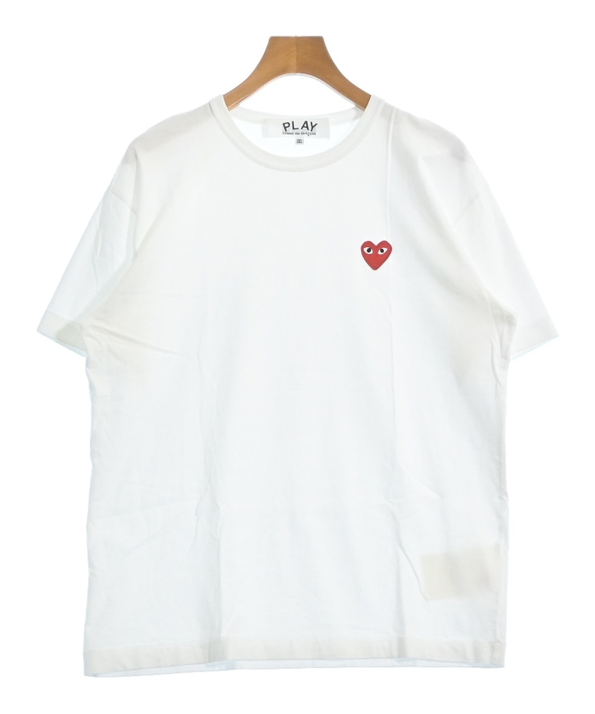 COMME des GARCONS - 新品同様 COMME des GARCONS コムコム コムデギャルソン Tシャツ カットソー 半袖 AD2018 RZ-T002 サイズXS 白 ホワイト レディース 古着 中古 USED 楽天市場】コムデギャルソン（Tシャツ・カットソー｜トップス
