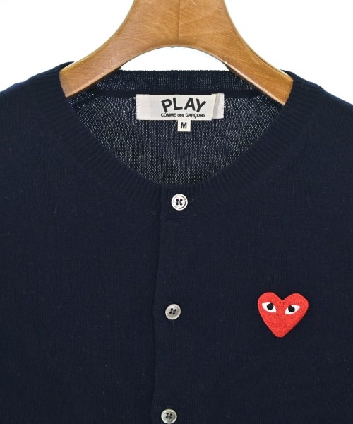 PLAY COMME des GARCONS（プレイコムデギャルソン）カーディガン 紺 サイズ:M レディース/2200621604030