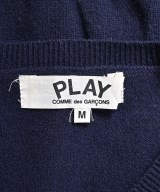 PLAY COMME des GARCONS（プレイコムデギャルソン）カーディガン 紺 サイズ:M レディース/2200621604030
