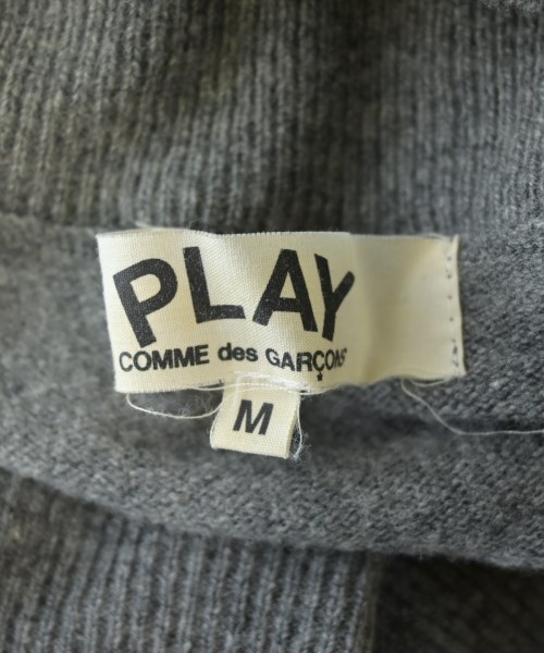 PLAY COMME des GARCONS（プレイコムデギャルソン）ニット・セーター グレー サイズ:M レディース/2200621604054