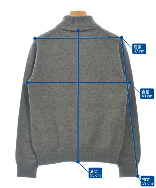 PLAY COMME des GARCONS（プレイコムデギャルソン）ニット・セーター グレー サイズ:M レディース/2200621604054