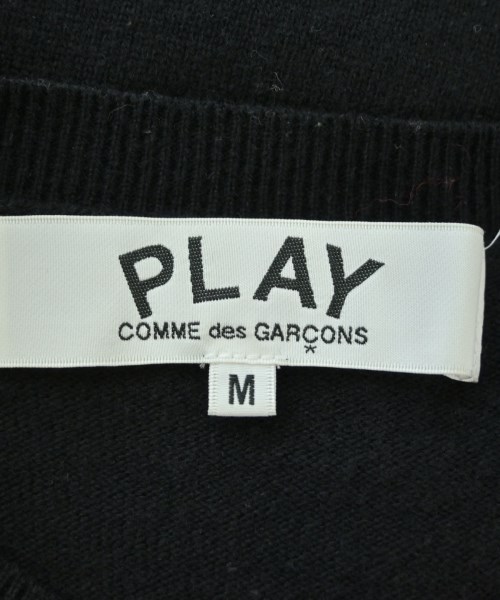 PLAY COMME des GARCONS（プレイコムデギャルソン）カーディガン 黒 サイズ:M レディース/2200622125015