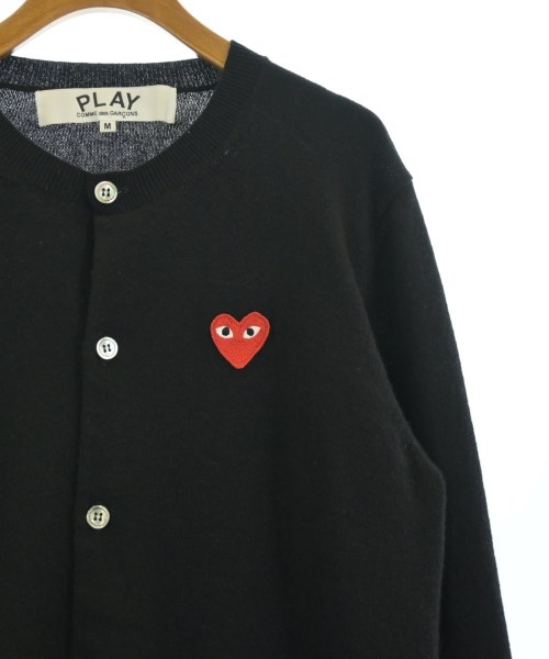 PLAY COMME des GARCONS（プレイコムデギャルソン）カーディガン 黒 サイズ:M レディース/2200622125015