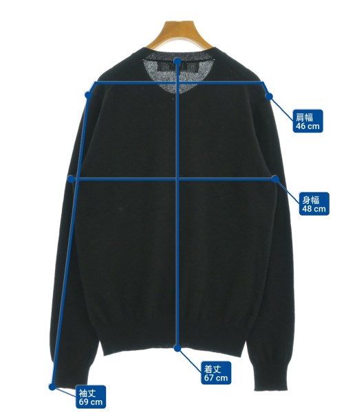 PLAY COMME des GARCONS（プレイコムデギャルソン）カーディガン 黒 サイズ:M レディース/2200622125015