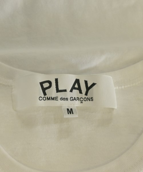 PLAY COMME des GARCONS（プレイコムデギャルソン）Tシャツ・カットソー 白 サイズ:M レディース/2200622125022
