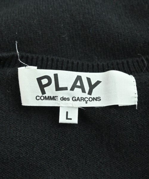 PLAY COMME des GARCONS（プレイコムデギャルソン）カーディガン 黒 サイズ:L レディース/2200622601076