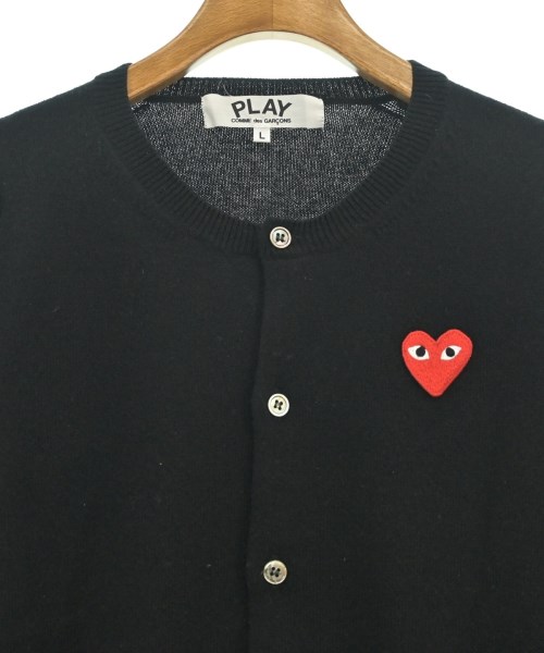 PLAY COMME des GARCONS（プレイコムデギャルソン）カーディガン 黒 サイズ:L レディース/2200622601076