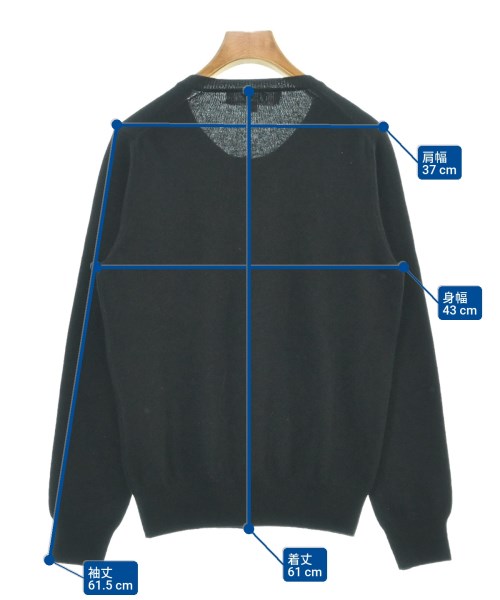 PLAY COMME des GARCONS（プレイコムデギャルソン）カーディガン 黒 サイズ:L レディース/2200622601076