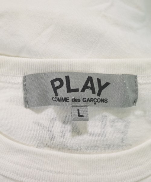 PLAY COMME des GARCONS（プレイコムデギャルソン）Tシャツ・カットソー 白 サイズ:L レディース/2200623736012