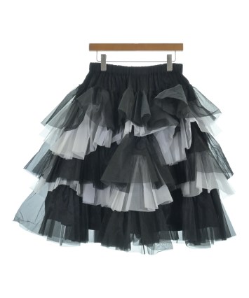 COMME des GARCONS（コムデギャルソン）ひざ丈スカート 黒 サイズ:S