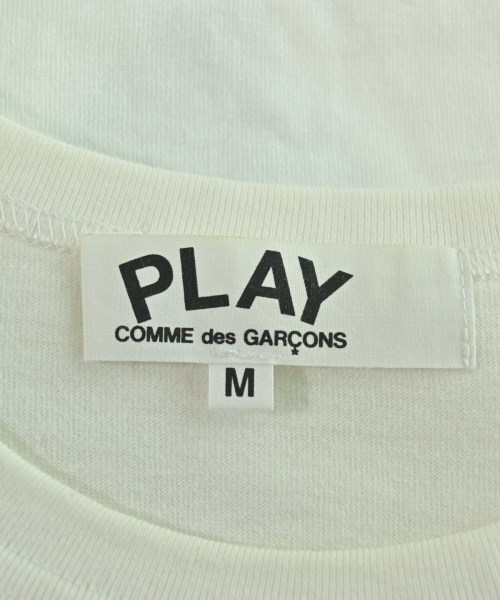 PLAY COMME des GARCONS（プレイコムデギャルソン）Tシャツ・カットソー 白 サイズ:M レディース/2200624673040