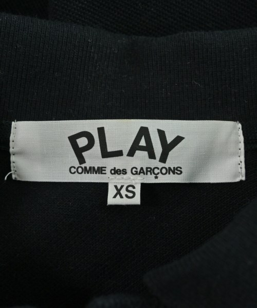 PLAY COMME des GARCONS（プレイコムデギャルソン）ポロシャツ 黒 サイズ:XS レディース/2200624673088
