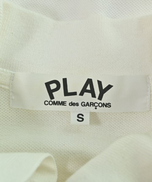 PLAY COMME des GARCONS（プレイコムデギャルソン）ポロシャツ 白 サイズ:S レディース/2200624673095