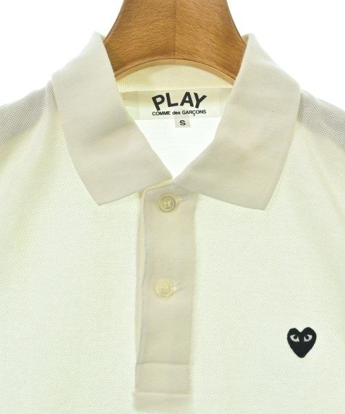 PLAY COMME des GARCONS（プレイコムデギャルソン）ポロシャツ 白 サイズ:S レディース/2200624673095