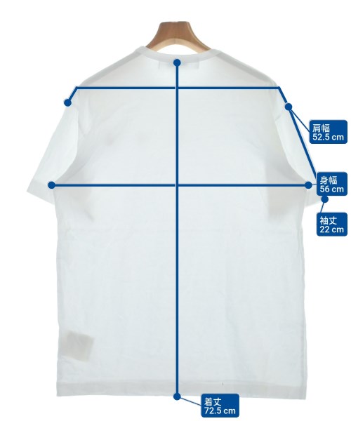 PLAY COMME des GARCONS（プレイコムデギャルソン）Tシャツ・カットソー 白 サイズ:XXL メンズ/2200624917052