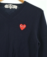 PLAY COMME des GARCONS（プレイコムデギャルソン）ニット・セーター 紺 サイズ:S メンズ/2200625501045