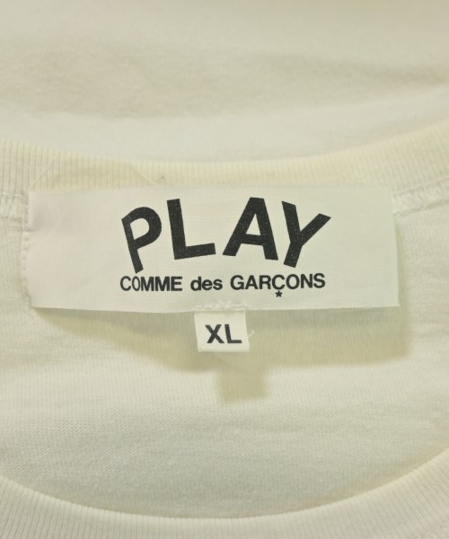 PLAY COMME des GARCONS（プレイコムデギャルソン）Tシャツ・カットソー 白 サイズ:XL メンズ/2200618360260