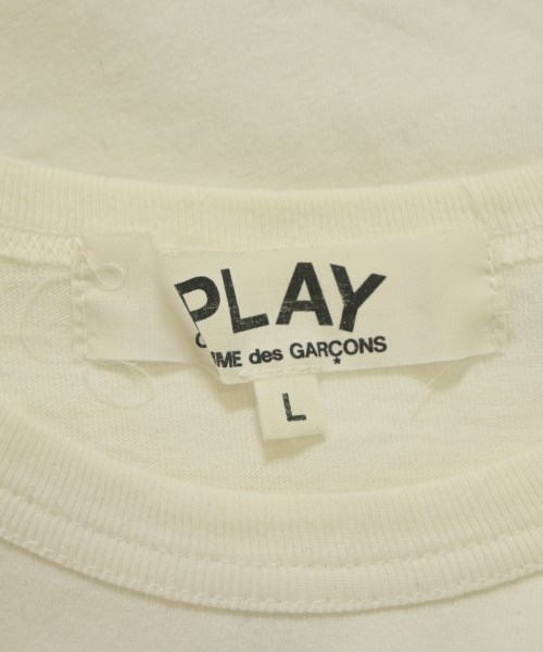 PLAY COMME des GARCONS（プレイコムデギャルソン）Tシャツ・カットソー 白 サイズ:L メンズ/2200627085048