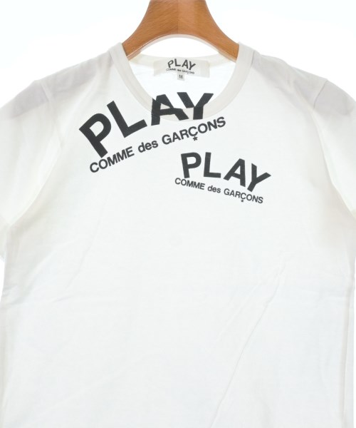 PLAY COMME des GARCONS（プレイコムデギャルソン）Tシャツ・カットソー 白 サイズ:M レディース/2200627107023