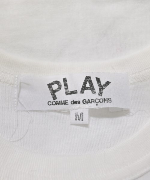 PLAY COMME des GARCONS（プレイコムデギャルソン）Tシャツ・カットソー 白 サイズ:M レディース/2200627107108