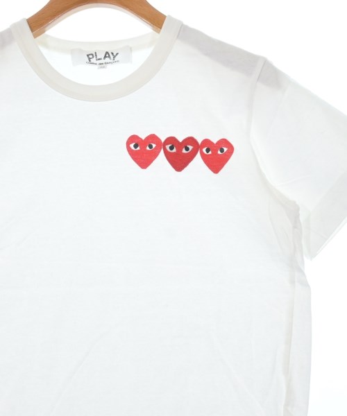 PLAY COMME des GARCONS（プレイコムデギャルソン）Tシャツ・カットソー 白 サイズ:M レディース/2200627107108