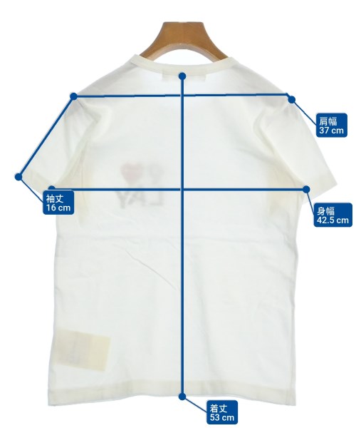 PLAY COMME des GARCONS（プレイコムデギャルソン）Tシャツ・カットソー 白 サイズ:M レディース/2200627107146