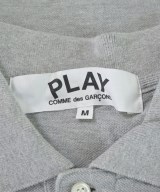PLAY COMME des GARCONS（プレイコムデギャルソン）ポロシャツ グレー サイズ:M メンズ/2200628327024