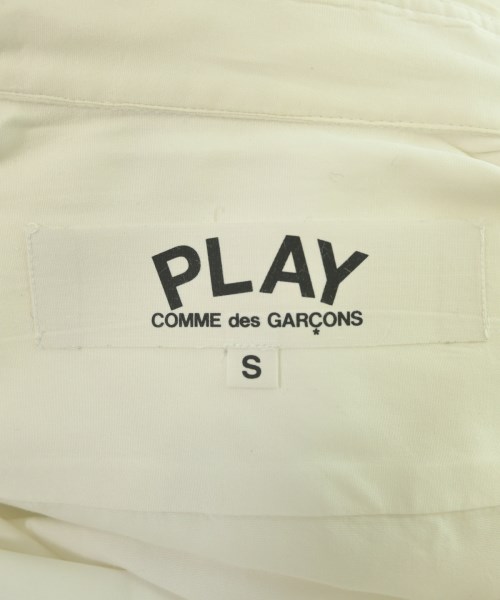 PLAY COMME des GARCONS（プレイコムデギャルソン）カジュアルシャツ 白 サイズ:S メンズ/2200613697040