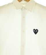 PLAY COMME des GARCONS（プレイコムデギャルソン）カジュアルシャツ 白 サイズ:S メンズ/2200613697040