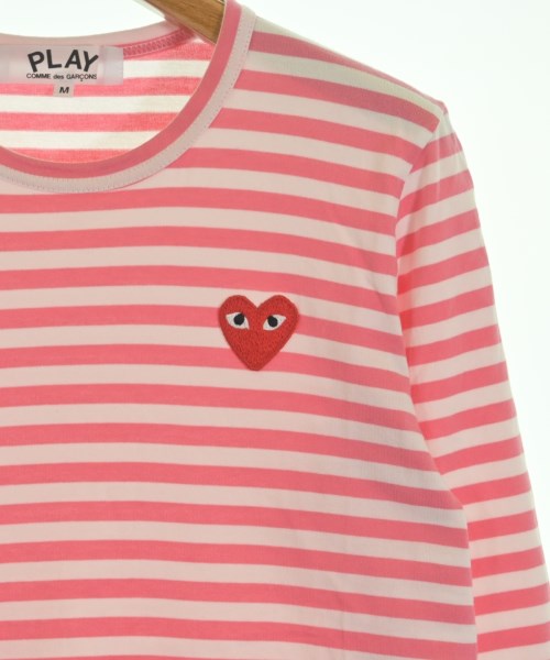 PLAY COMME des GARCONS（プレイコムデギャルソン）Tシャツ・カットソー ピンク サイズ:M レディース/2200616445204