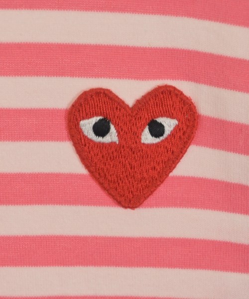 PLAY COMME des GARCONS（プレイコムデギャルソン）Tシャツ・カットソー ピンク サイズ:M レディース/2200616445204
