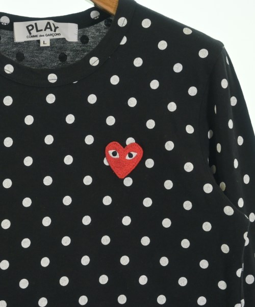 PLAY COMME des GARCONS（プレイコムデギャルソン）Tシャツ・カットソー 黒 サイズ:L レディース/2200616445228