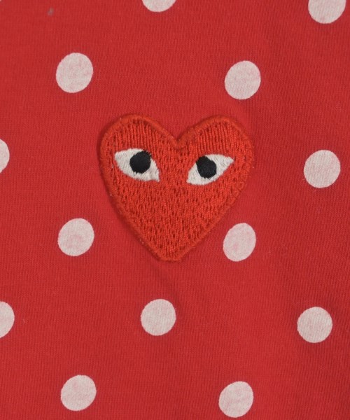 PLAY COMME des GARCONS（プレイコムデギャルソン）Tシャツ・カットソー 赤 サイズ:L レディース/2200616445235