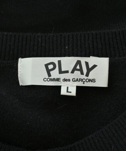 PLAY COMME des GARCONS（プレイコムデギャルソン）カーディガン 黒 サイズ:L メンズ/2200629795013
