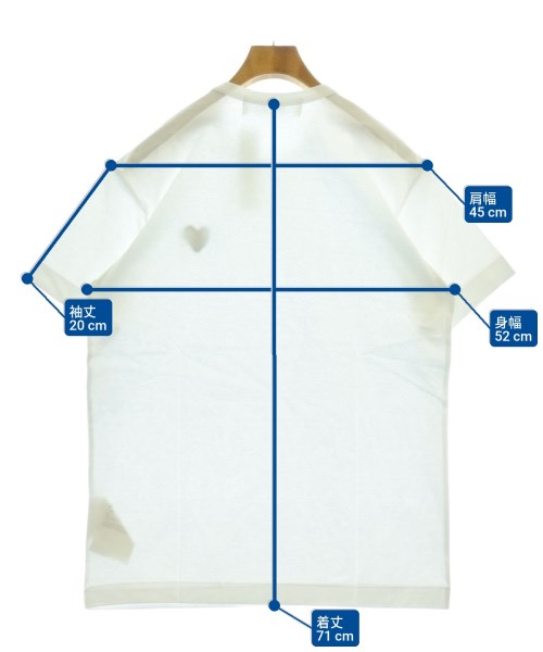 PLAY COMME des GARCONS（プレイコムデギャルソン）Tシャツ・カットソー 白 サイズ:L メンズ/2200627689048