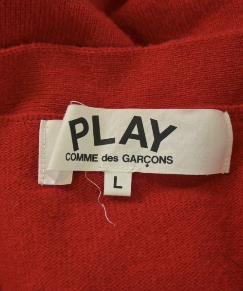 PLAY COMME des GARCONS（プレイコムデギャルソン）カーディガン 赤 サイズ:L レディース/2200623753033
