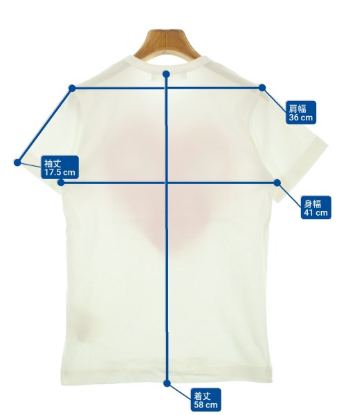 PLAY COMME des GARCONS（プレイコムデギャルソン）Tシャツ・カットソー 白 サイズ:M レディース/2200632898756