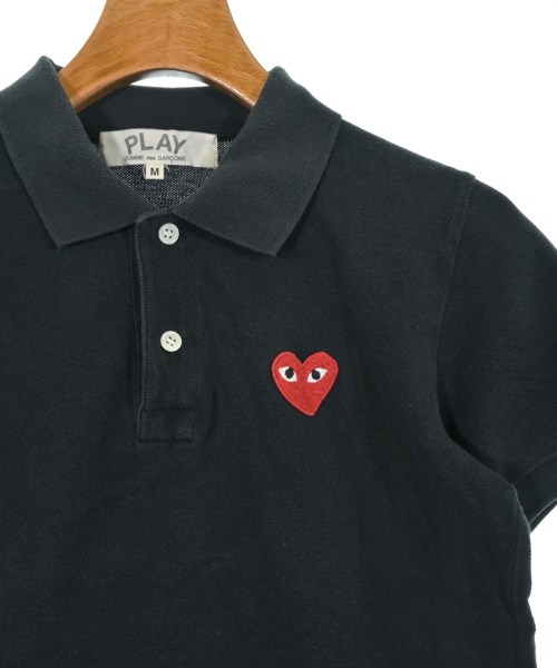 PLAY COMME des GARCONS（プレイコムデギャルソン）ポロシャツ 黒 サイズ:M レディース/2200633058012