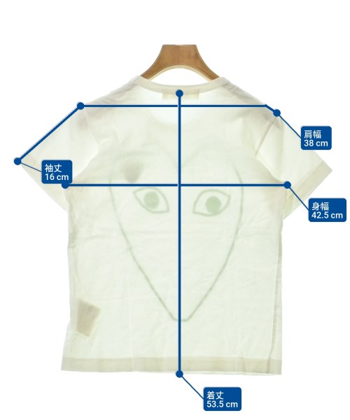 PLAY COMME des GARCONS（プレイコムデギャルソン）Tシャツ・カットソー 白 サイズ:M レディース/2200633058043