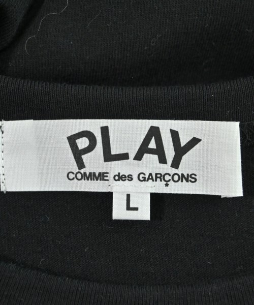 PLAY COMME des GARCONS（プレイコムデギャルソン）Tシャツ・カットソー 黒 サイズ:L レディース/2200610305023