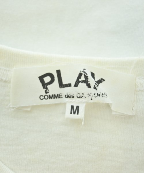 PLAY COMME des GARCONS（プレイコムデギャルソン）Tシャツ・カットソー 白 サイズ:M メンズ/2200611443137