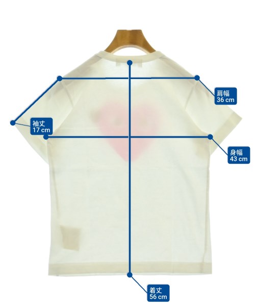 PLAY COMME des GARCONS（プレイコムデギャルソン）Tシャツ・カットソー 白 サイズ:M メンズ/2200611443137
